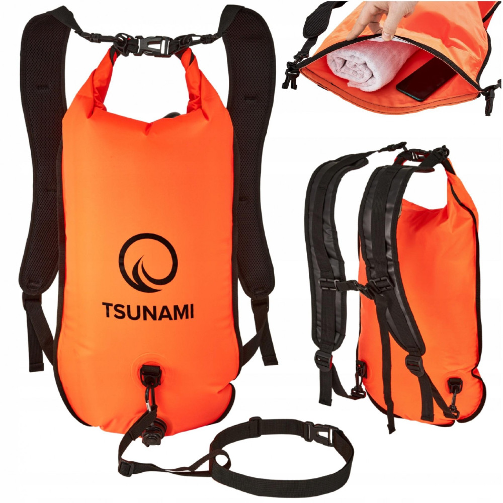 Буй для плавания TSUNAMI Pro надувной 3 в 1 TS009 (P-5907739314048)