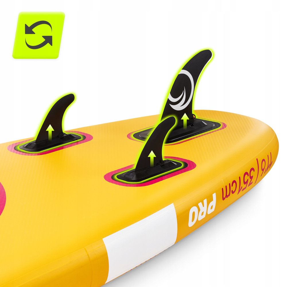 Надувная SUP доска TSUNAMI PRO 350 см с веслом T11 (P-5905973405584)