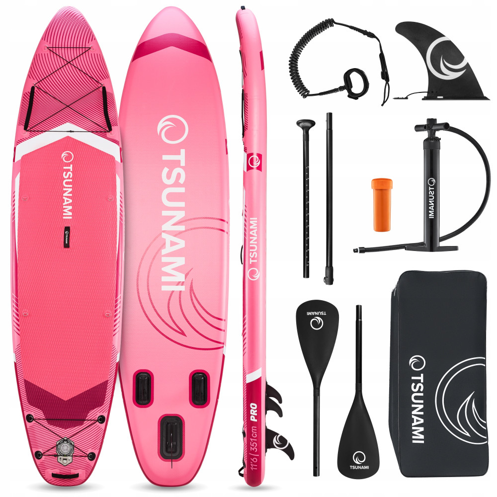 Надувная SUP доска TSUNAMI PRO 350 см с веслом T10 (P-5905973405591)