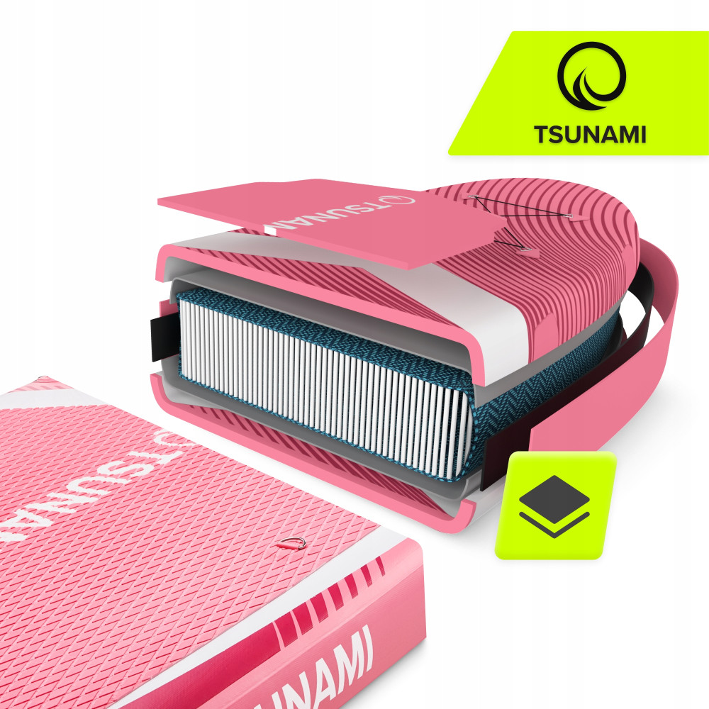 Надувная SUP доска TSUNAMI PRO 350 см с веслом T10 (P-5905973405591)