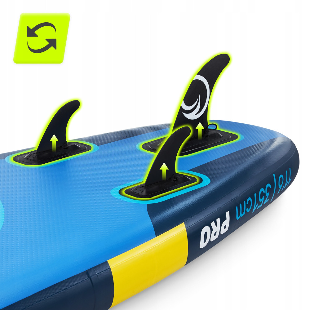 Надувна SUP дошка TSUNAMI PRO 350 см з веслом T13 (P-5905973405614)
