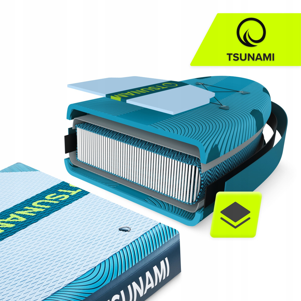Надувна SUP дошка TSUNAMI PRO 350 см з веслом T15 (P-5905973405638)