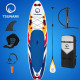 Надувна SUP дошка TSUNAMI 320 см із веслом Bolt T06 (P-5907739314253)