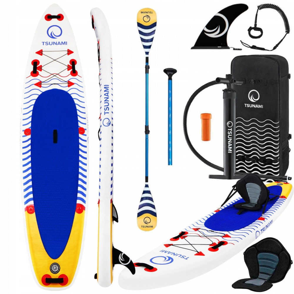 Надувна SUP дошка TSUNAMI 350 см із веслом Wave T09 (P-5907739316417)