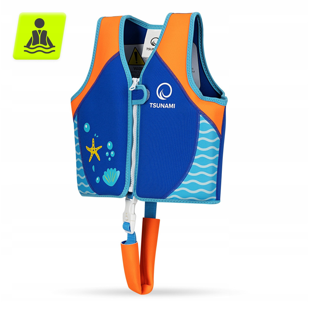 Жилет для плавания TSUNAMI детский 2-3 лет Blue (P-5905973406758)