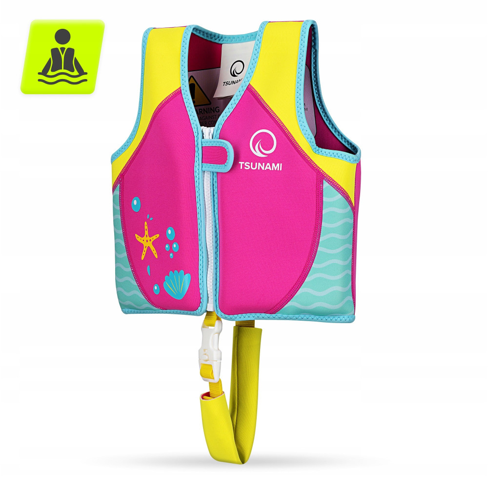 Жилет для плавания TSUNAMI детский 3-6 лет Pink (P-5905973406765)