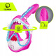 Маска для снорклинга TSUNAMI Shark полнолицевая, детская Pink (P-5905973405430)