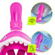 Маска для снорклинга TSUNAMI Shark полнолицевая, детская Pink (P-5905973405430)