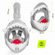 Маска для снорклинга TSUNAMI Shark полнолицевая, детская Grey (P-5905973405447)