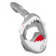 Маска для снорклинга TSUNAMI Shark полнолицевая, детская Grey (P-5905973405447)