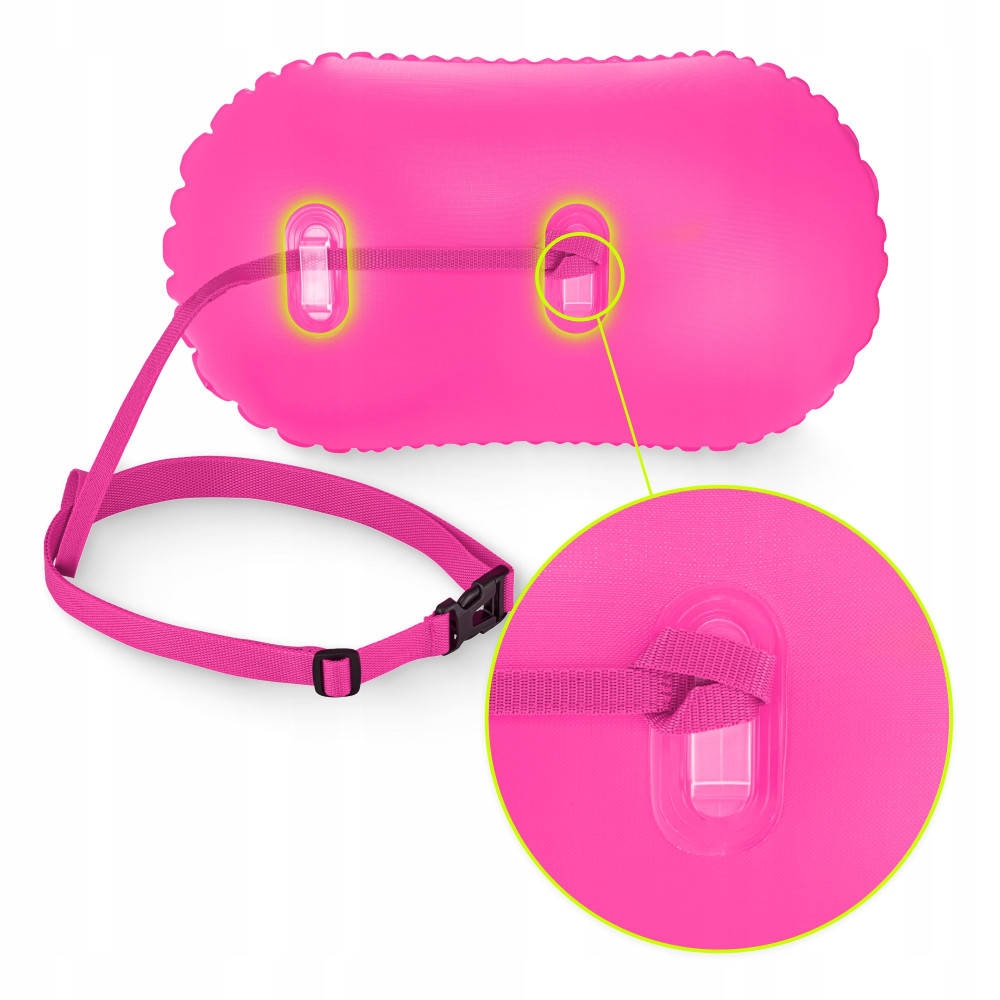 Буй для плавания TSUNAMI Basic надувной Pink (P-5907739314079)