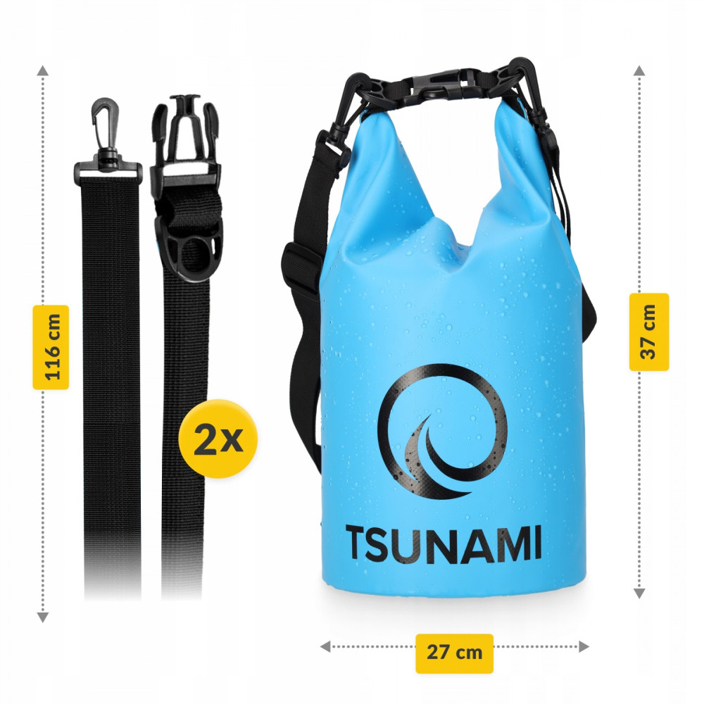 Гермомішок TSUNAMI Dry Pack 5 л водозахисний TS010 (P-5905973400060)