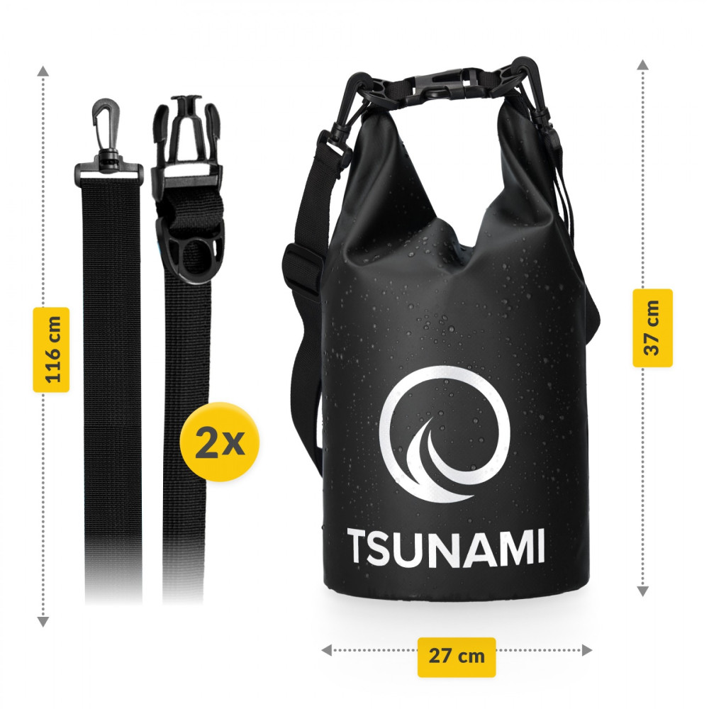 Гермомішок TSUNAMI Dry Pack 5 л водозахисний TS011 (P-5905973400053)