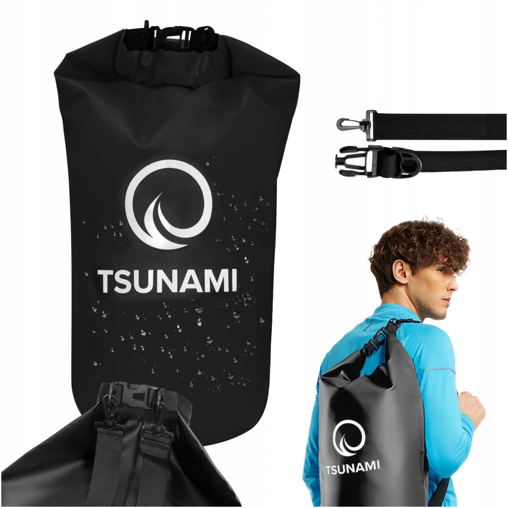 Гермомешок TSUNAMI Dry Pack 20 л водозащитный TS014 (P-5905973400015)