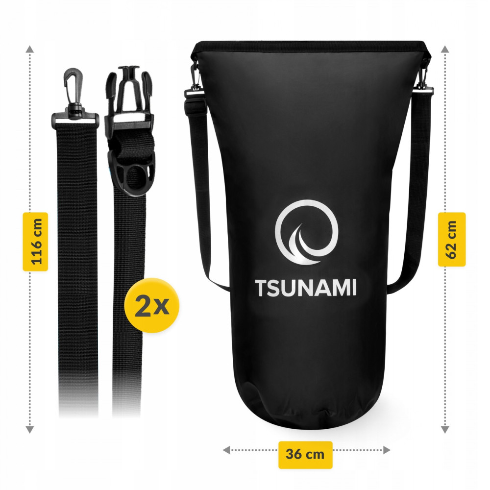 Гермомешок TSUNAMI Dry Pack 20 л водозащитный TS014 (P-5905973400015)