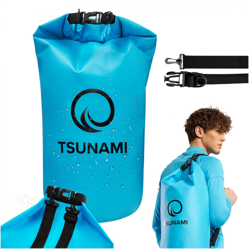 Гермомішок TSUNAMI Dry Pack 20 л водозахисний TS015 (P-5905973400022)