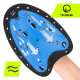 Лопатки для плавания в бассейне TSUNAMI Swimming Paddles 2 шт Black/Blue (P-5905973405355)