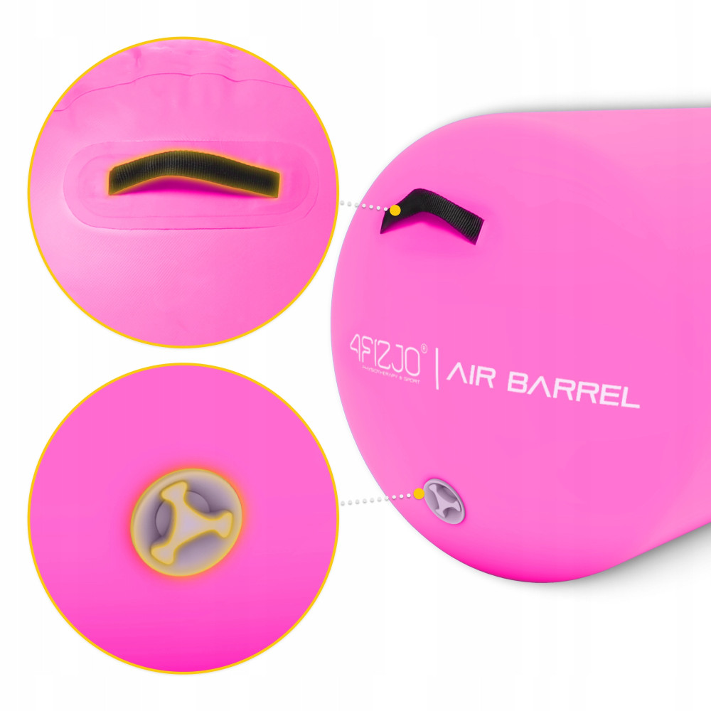 Повітряна бочка для гімнастики 4FIZJO Air Barrel 100 x 75 см Pink (P-5905973405485)