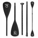 Весло для SUP доски TSUNAMI 2 в 1 160-225 см регулируемое, сложное Black (P-5907739316431)