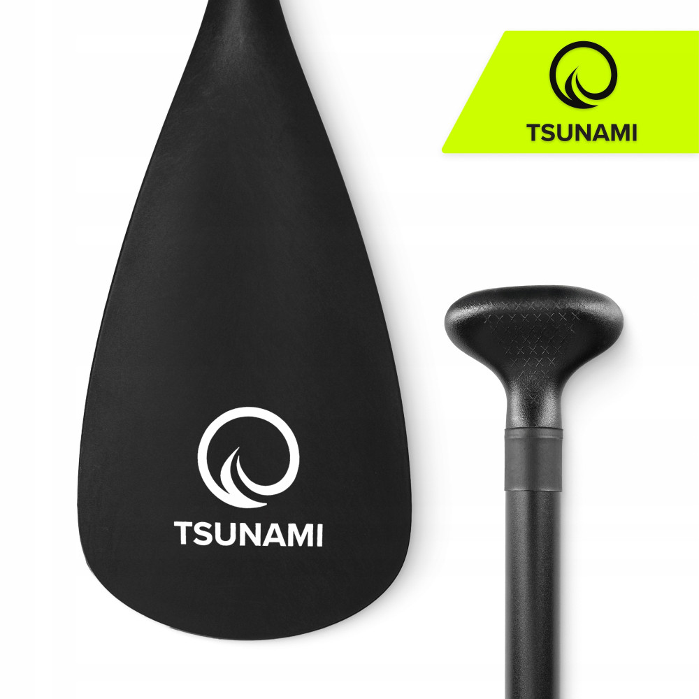 Весло для SUP доски TSUNAMI 2 в 1 160-225 см регулируемое, сложное Black (P-5907739316431)