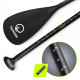 Весло для SUP дошки TSUNAMI 160-215 см регульоване, складне Black (P-5907739316462)