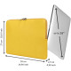 Чехол Tucano Today Sleeve 15"/16" жовтий