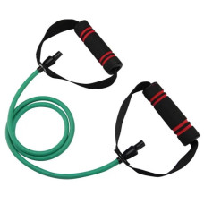 Трубчатый эспандер U-POWEX Latex resistance tube для фитнеса с ручками 20LB Green 9 кг (UP_1001_20LB_Green)