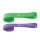 Резинові петлі для тренувань U-Powex UP_1072 Power Band набір 2 шт Purple/Green (16-57kg) (UP_1072_2in_P/G)