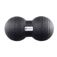 Масажний м'яч подвійний U-powex Epp foam peanut ball (d8*16cm) Black (UP_1004_Ball_D8*16cm)