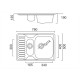 Кухонна мийка ULA 7301 Micro Decor (ULA7301DEC08)