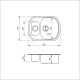 Кухонна мийка ULA 7703 U Satin (ULA7703SAT08)