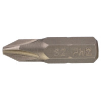 Набір біт Ultra PН2×50мм 1/4" 10шт S2 (пласт кейс) 4010212
