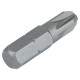 Набір біт Ultra PZ3×25мм 1/4" 25шт S2 (пласт кейс) 4010602