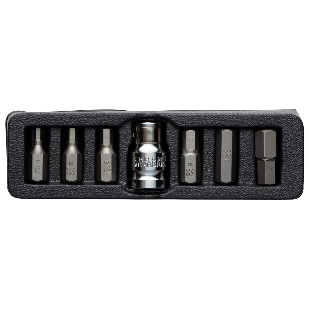 Набір біт Ultra HEX 1/2" 7шт S2 (пласт кейс) 4013202