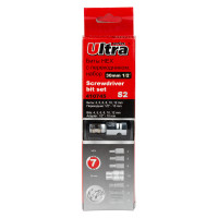 Набір біт Ultra HEX 1/2" 7шт S2 (пласт кейс) 4013202