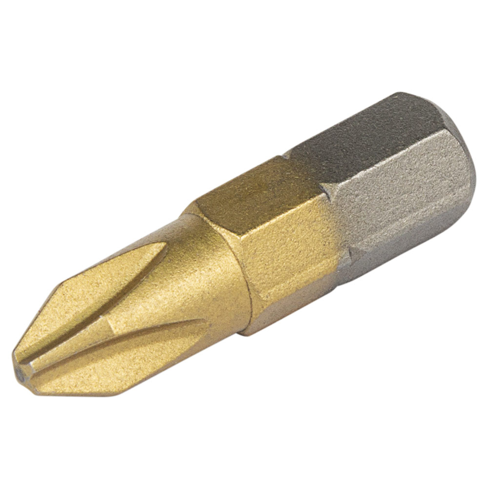 Набір біт Ultra PH2×25мм ¼" 10шт S2 TIN (блістер) 4014152