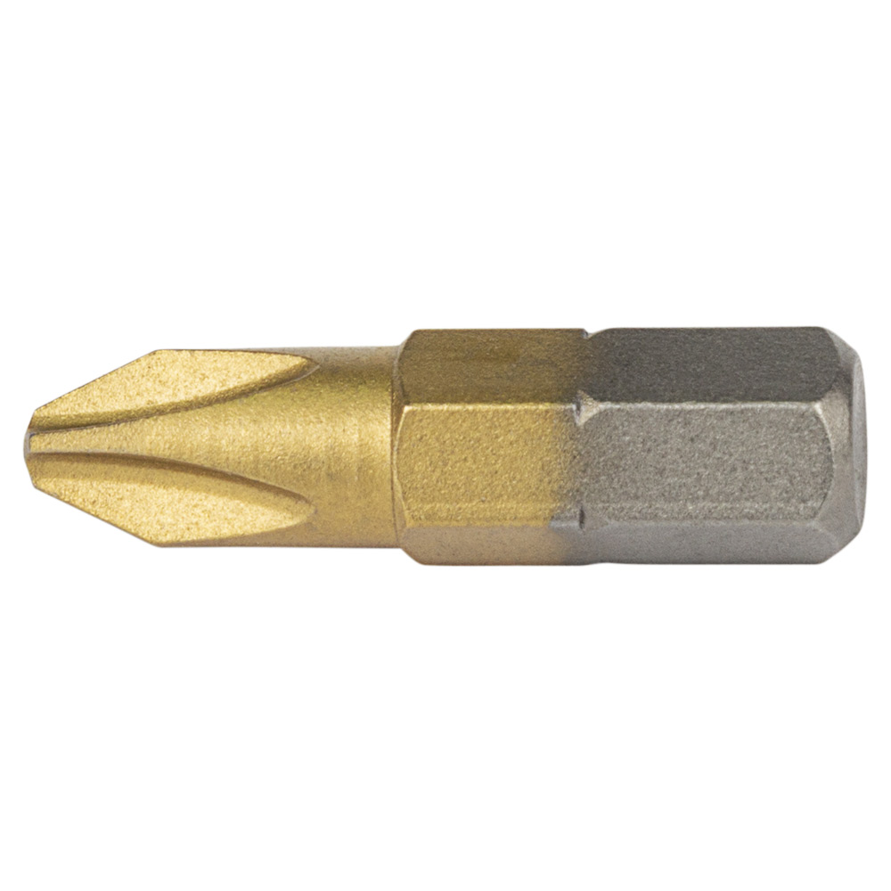 Набір біт Ultra PH2×25мм ¼" 10шт S2 TIN (блістер) 4014152