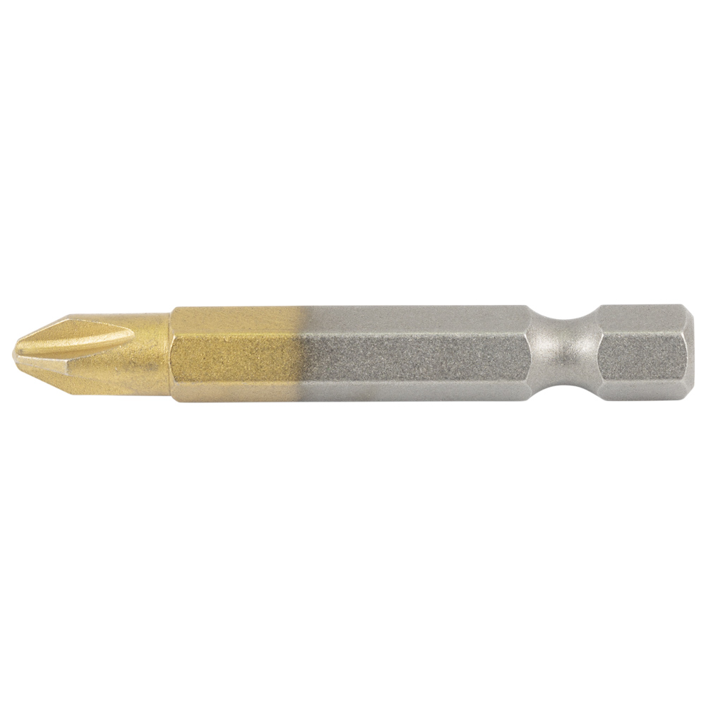 Набір біт Ultra PH2×50мм ¼" 10шт S2 TIN (блістер) 4014212