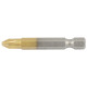 Набір біт Ultra PH2×50мм ¼" 10шт S2 TIN (блістер) 4014212