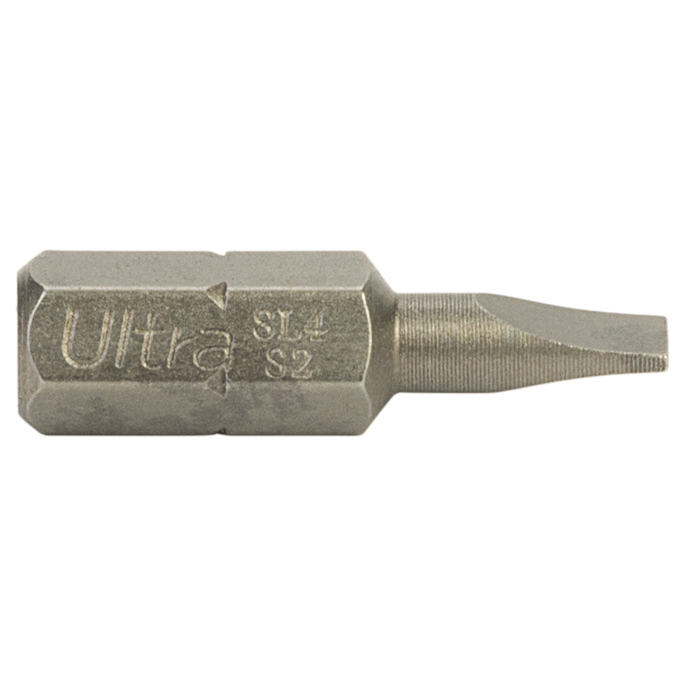 Набір біт Ultra SL4×25мм ¼" 10шт S2 (блістер) 4014522
