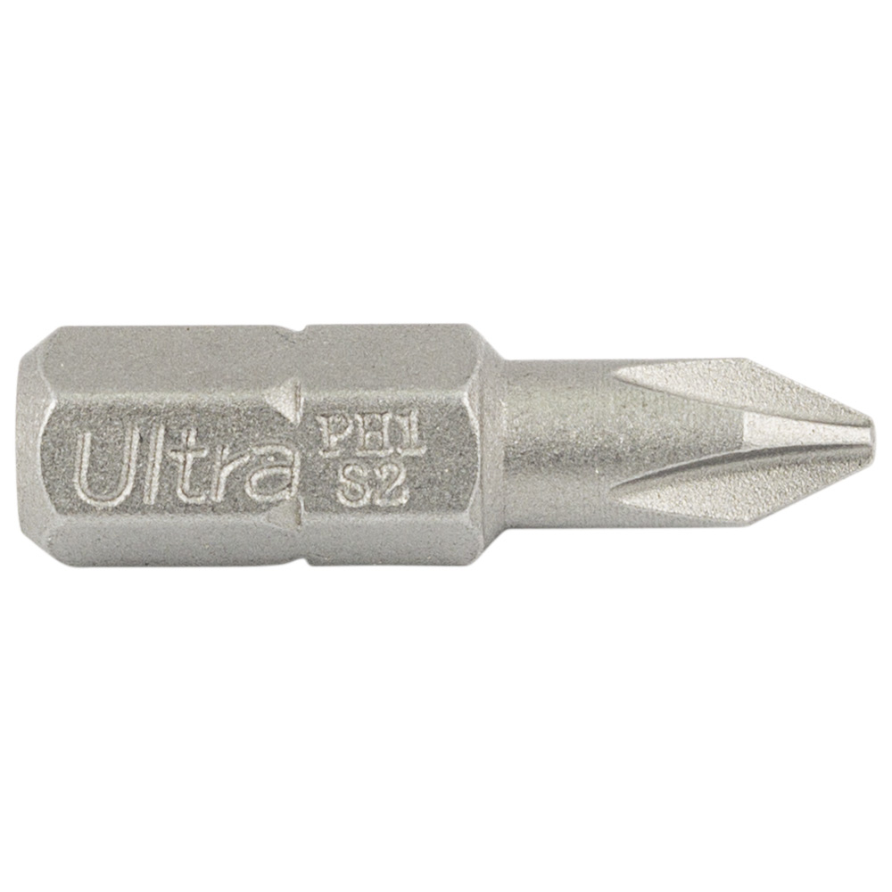 Набір біт Ultra PH1×25мм ¼" 10шт S2 (блістер) 4014632