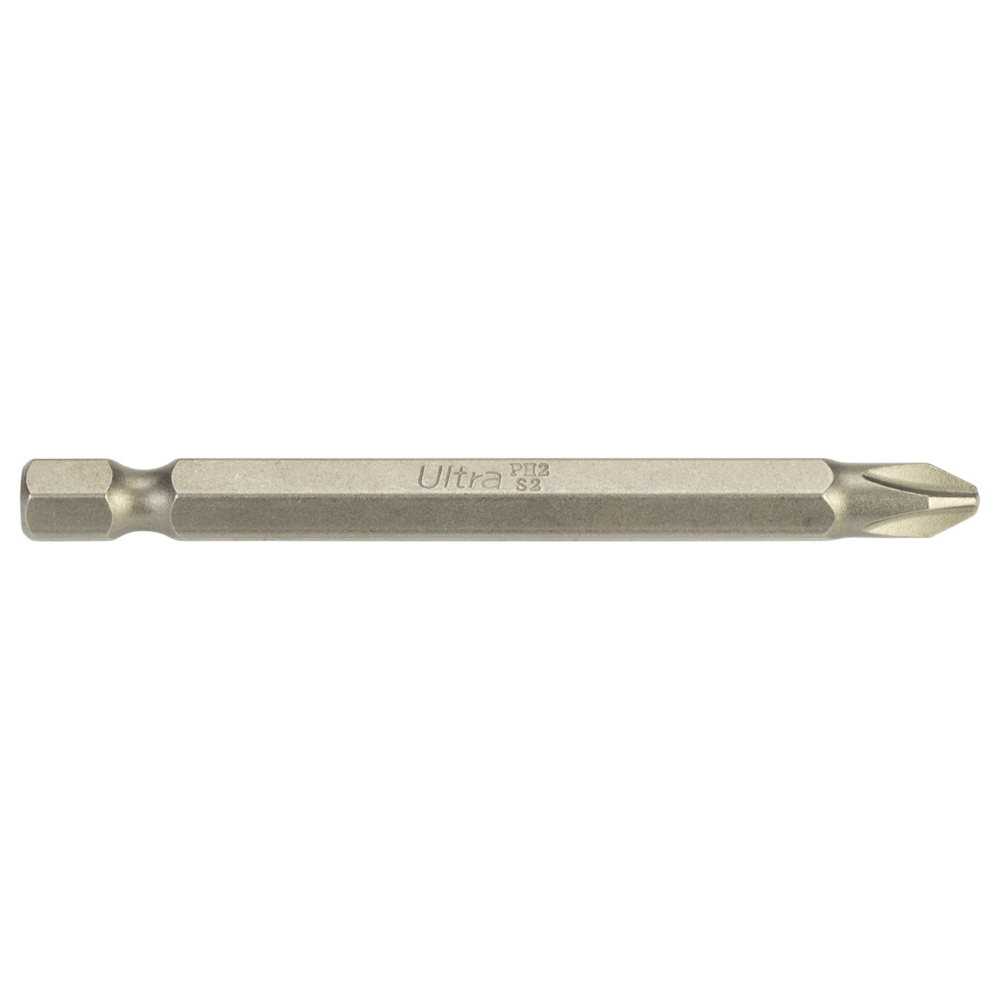 Набір біт Ultra PH2×75мм ¼" 10шт S2 (блістер) 4014772