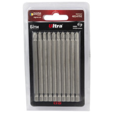 Набор бит Ultra PH2×100мм ¼" 10шт S2 (блистер) 4014792