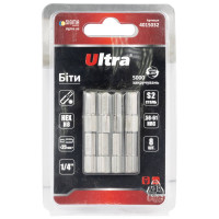 Набір біт Ultra HEX 8×25мм ¼" 8шт S2 (блістер) 4015032