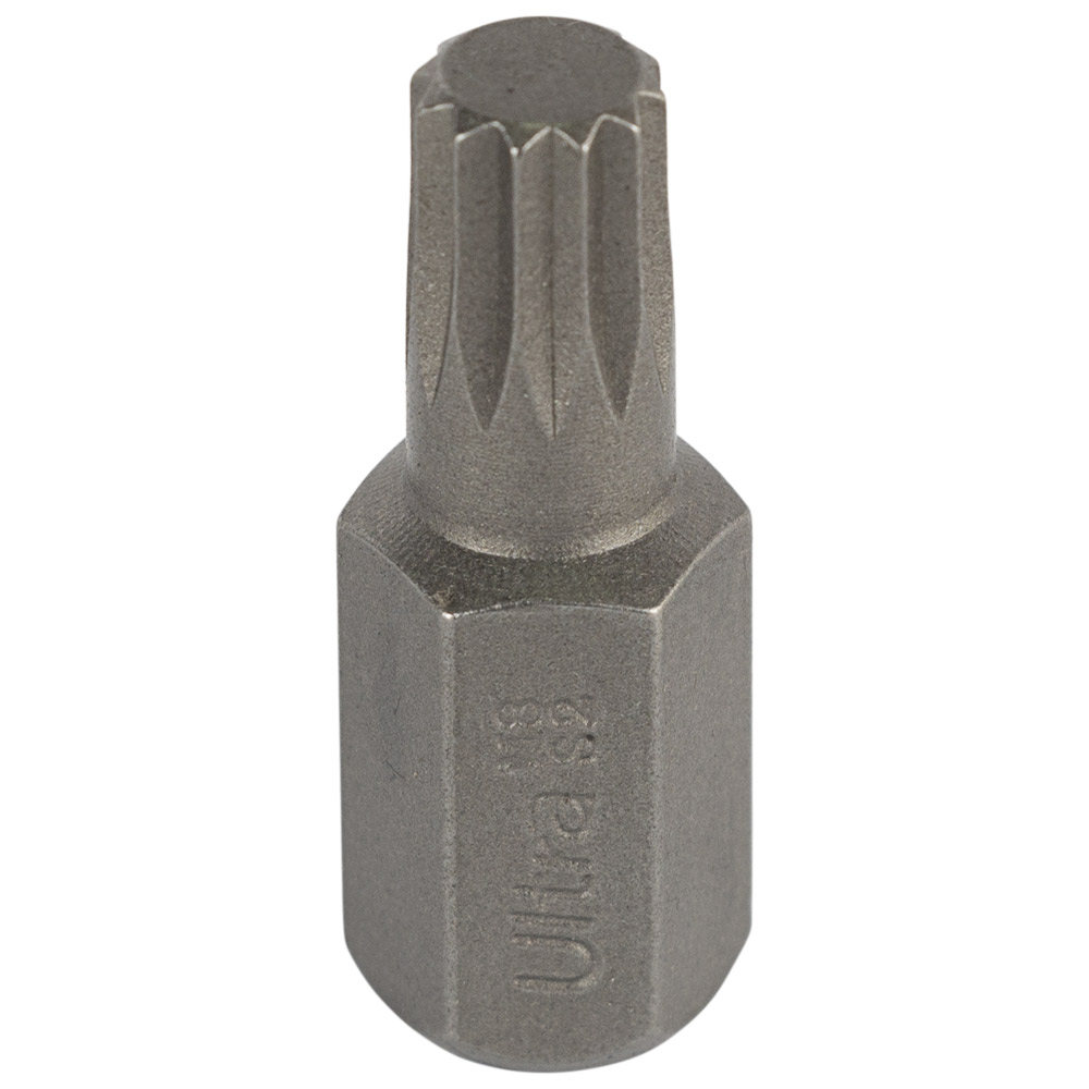Набір біт Ultra Spline M8×30мм 10мм 10шт S2 (блістер) 4015882
