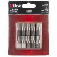Набор бит Ultra Spline M12×30мм 10мм 10шт S2 (блистер) 4015912