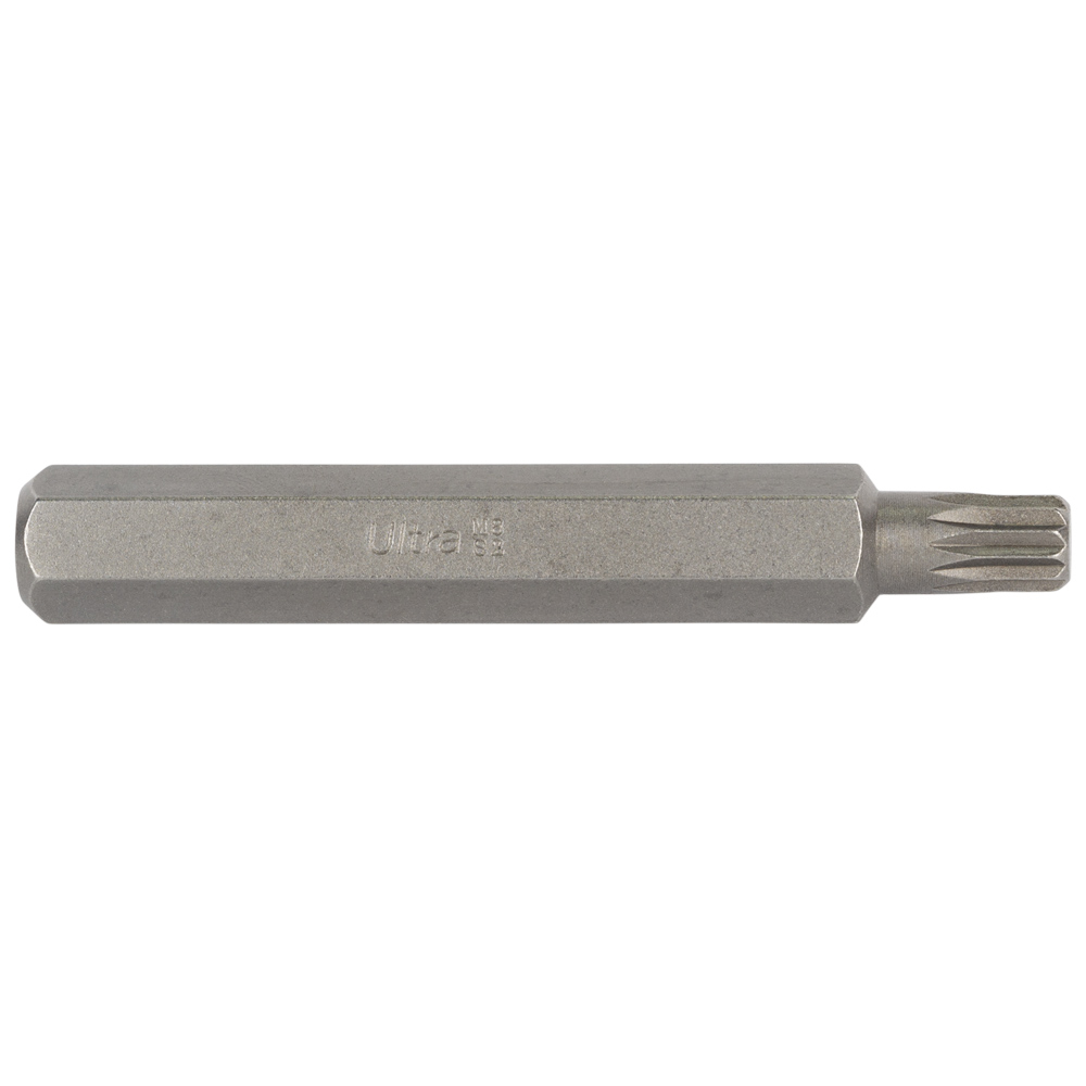Набір біт Ultra Spline M8×75мм 10мм 8шт S2 (блістер) 4015972