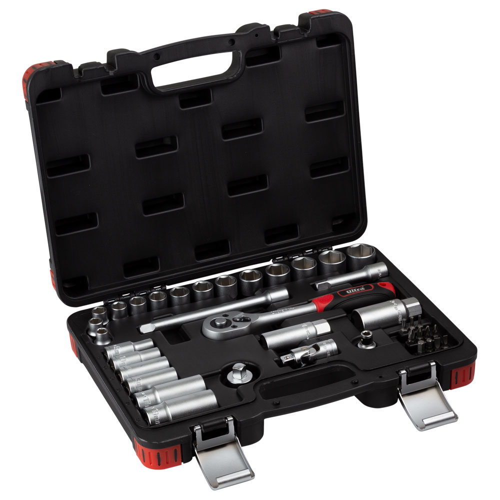 Набор торцевых насадок и бит Ultra 3/8" 39 шт CrV Taiwan (6003092)