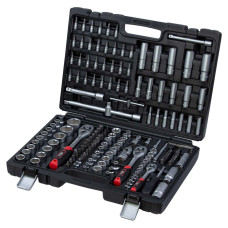 Набор торцевых насадок и бит Ultra 1/4", 3/8", 1/2" 172 шт CrV Taiwan (6003232)