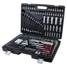 Набор торцевых насадок и бит Ultra 1/4", 3/8", 1/2" 216 шт CrV Taiwan (6003262)